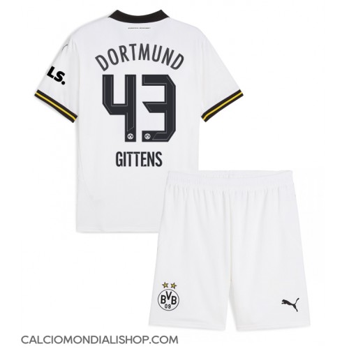 Maglie da calcio Borussia Dortmund Jamie Bynoe-Gittens #43 Terza Maglia Bambino 2024-25 Manica Corta (+ Pantaloni corti)